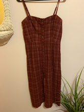 Load image into Gallery viewer, Plaid Maxi Dress
