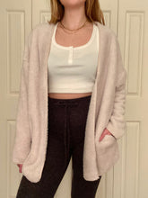 Load image into Gallery viewer, NWT Blush Pink Fuzzy Cardigan
