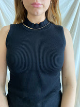 Load image into Gallery viewer, Ribbed Sleeveless Mock Neck
