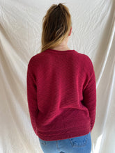 Load image into Gallery viewer, Vintage Cranberry Sweater
