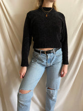 Load image into Gallery viewer, Vintage Chenille Cropped Sweater
