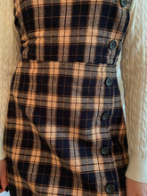 Load image into Gallery viewer, Plaid Overall Dress
