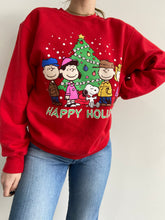 Load image into Gallery viewer, Vintage Peanuts Christmas Tree Crewneck
