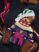 Load image into Gallery viewer, Vintage Christmas Teddy Sweater Vest
