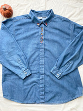 Load image into Gallery viewer, Denim Fall Button-Up
