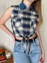 Load image into Gallery viewer, Deadstock Vintage Plaid Crop Top

