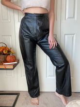 Load image into Gallery viewer, High-Waisted Leather Pants
