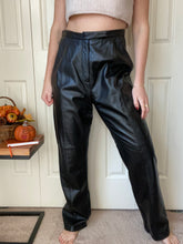 Load image into Gallery viewer, High-Waisted Leather Pants
