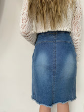 Load image into Gallery viewer, Vintage Route 66 Denim Skirt
