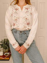Load image into Gallery viewer, Vintage Floral Pearl Cardigan
