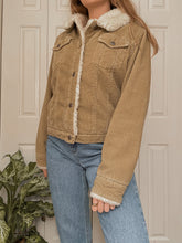 Load image into Gallery viewer, Corduroy Faux Fur Jacket
