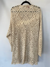 Load image into Gallery viewer, Vintage Crochet Duster Cardigan
