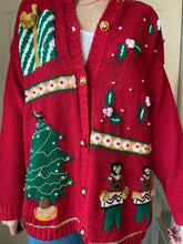 Load image into Gallery viewer, Vintage Jingle Bell Cardigan
