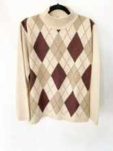 Load image into Gallery viewer, Vintage Argyle Sweater
