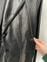 Load image into Gallery viewer, Y2K Leather Blazer Jacket
