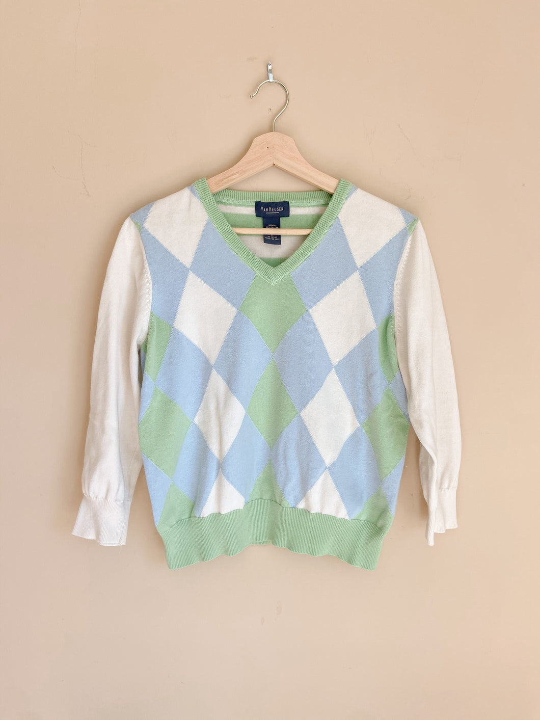 Vintage Argyle Sweater