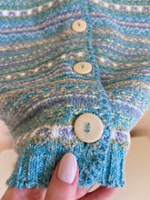 Load image into Gallery viewer, Vintage Pastel Patterned Cardigan

