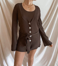 Load image into Gallery viewer, Vintage Chocolate Cardigan

