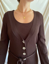 Load image into Gallery viewer, Vintage Chocolate Cardigan

