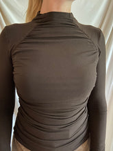 Load image into Gallery viewer, Ruched Mock Neck Top
