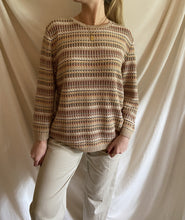 Load image into Gallery viewer, Vintage Patterned Fall Sweater
