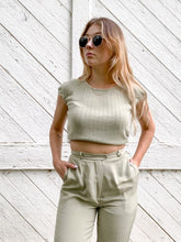Load image into Gallery viewer, Vintage Sage Knit Top
