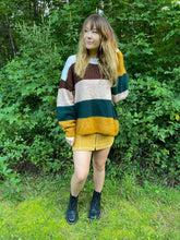 Load image into Gallery viewer, Jewel-Toned Color Block Sweater
